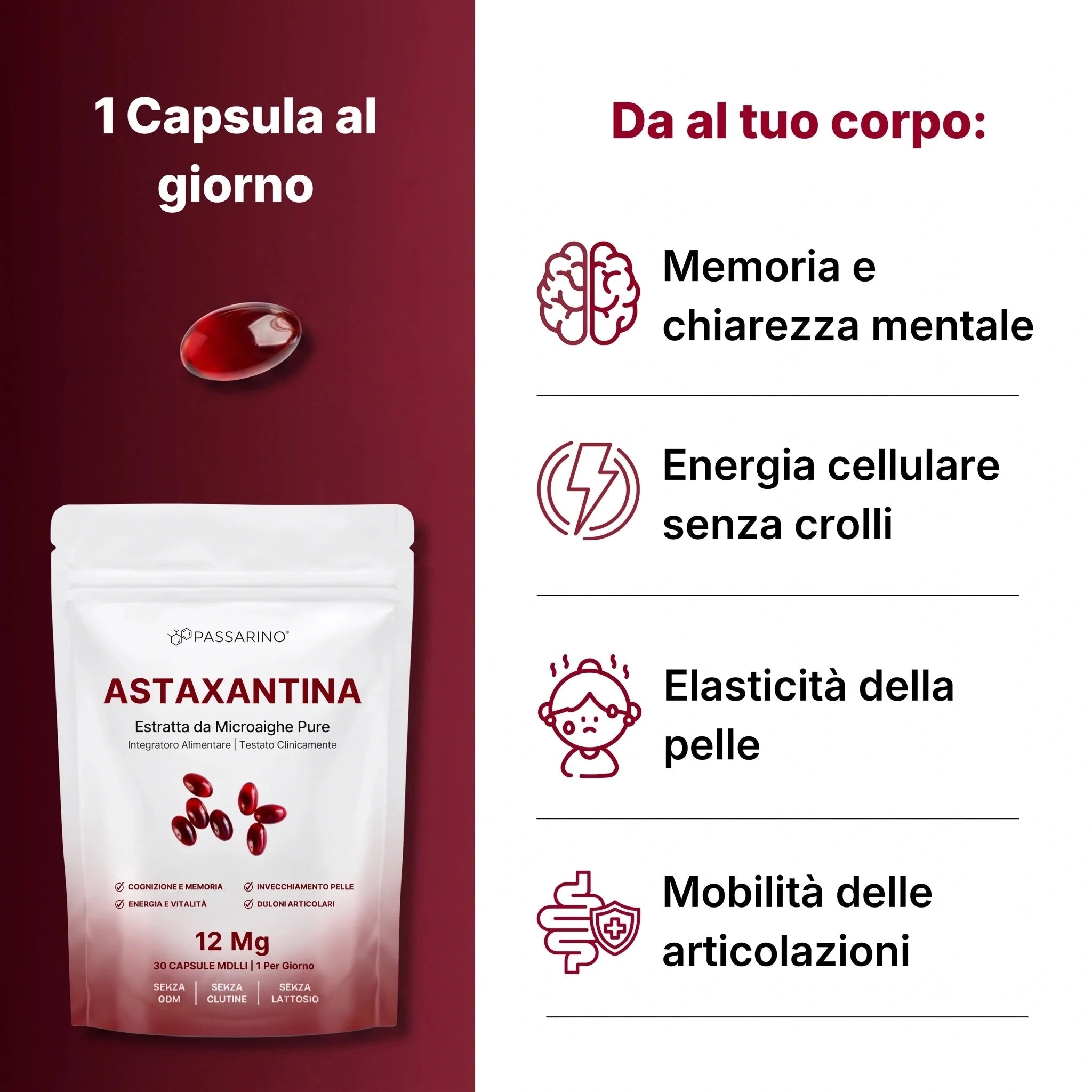 Astaxantina In Capsule Molli