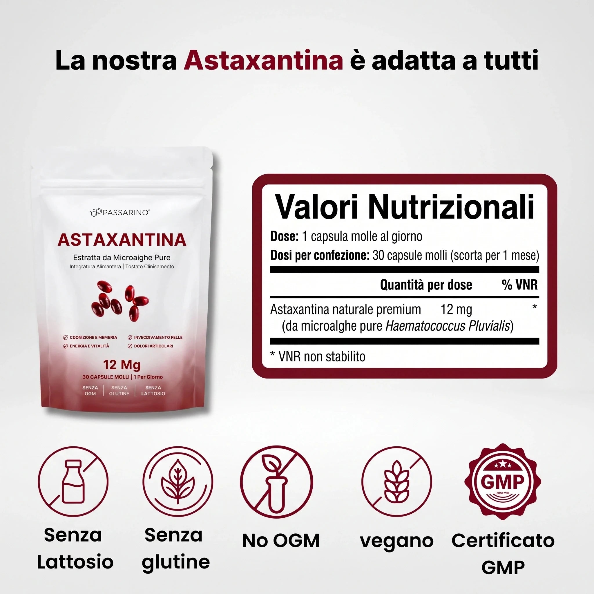 Astaxantina In Capsule Molli